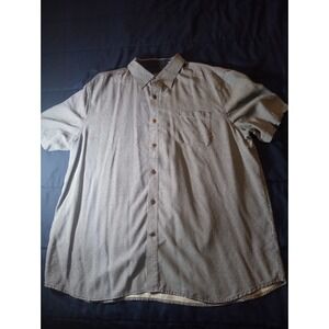 Nat Nast Shirt Mens XL Blue Geometric Silk Real Men Own‎ Islands Short Sleeve